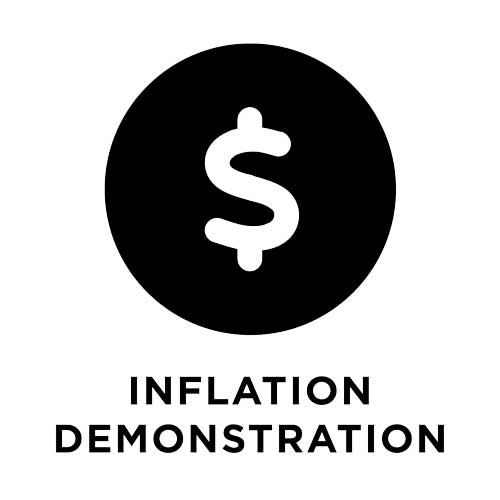inflation demonstration